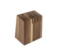 Kuhn Rikon Culinary Akazie Messerblock en cuir forgé Marron