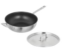 KUHN RIKON Culinary Fivepluy Wok en acier inoxydable revêtu 5 couches 28 cm