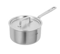 Kuhn Rikon CULINARY FIVEPLY Casserole à manche 3,4 l, 20 cm, en acier inoxydable, non revêtue