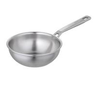 Kuhn Rikon CULINARY FIVEPLY Sauteuse non revêtue Ø 16 cm, matériau multicouche 5-PLY pour tous les types de feux, y compris l'induction