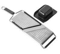 KUHN RIKON Mandoline essentielle, acier inoxydable, lame tranchante, réglable en continu jusqu'à 0,5 cm