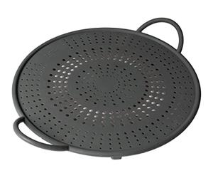KUHN RIKON Protection anti-éclaboussures en silicone gris Ø 26 cm