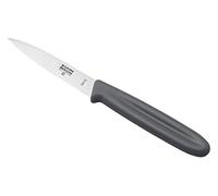 KUHN RIKON Swiss Knife Serrated Knife Stainless Steel Vegetable Knife with Blade Guard Stainless Steel Grey