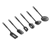 KUHN RIKON Swiss Lot de 6 ustensiles de cuisine, Noir