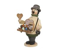 Kuhnert Drechslerei Rauchmann, Figurine d'encens Max en bois - Différentes scènes - Fabriqué en Allemagne