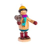 Kuhnert Figurine décorative en bois de tournage avec pain d'épices - Hauteur : environ 12 cm - Fabriqué en Allemagne