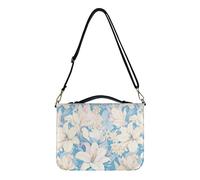 Kuiaobaty Étui de la Bible avec poignée pour femme, motif fleurs aquarelles, taille moyenne, avec emplacements pour stylo et téléphone