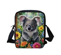 Kuiaobaty Petit sac à bandoulière pour femme - Sac à bandoulière pour téléphone portable - Petit sac à bandoulière pour école garçon et fille, Koala forestier