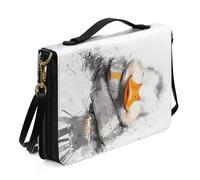 Kuiaobaty Sac à bandoulière pour femme avec motif de cœur pour la Bible - Cadeaux pour église religieuse, Canard mignon., M-[9.2x6.3in=23.4x16.0cm]