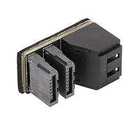 KUIDAMOS Adaptateur 7 Broches Double Interface 90 Degrés, Conception Durable pour Améliorer la Gestion des Câbles, Espaces Restreints, Matériau PVC, 1 unité (pour PH572 90 degrés)
