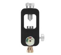 KUIDAMOS Adaptateur de Recharge de Réservoir de Plongée, équipement de Plongée Léger avec Manomètre pour Réservoir de 40Mpa 8mm Cylindre en Aluminium de 0,5l 1L (Noire)