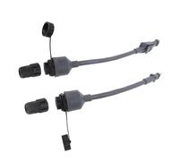 KUIDAMOS Adaptateur Satellite Rectangulaire SPX vers RJ45 Ethernet, Connexion Stable et étanche pour Une Utilisation en Extérieur, 22 AWG IP68 pour Plat Haute Performance, Lot de 2