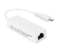 KUIDAMOS Adaptateur USB 2.0 Fast Ethernet Fonctionnement Semi/Duplex Intégral 10 Mbps pour 1.3/W, Coque ABS en Images, Parfait pour Les Professionnels de L'informatique
