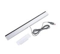 KUIDAMOS Barre de Capteur pour Wii Infrared IR Ray Sensor Bar Wired Receiver & barre capteur wii Stand for WII Console, Remplacement Wired Infrared Ray Sensor Adaptateurs