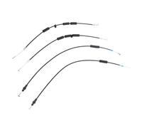 KUIDAMOS Câble de Verrouillage de Poignée de Porte Intérieure, Durable, Fonctionnement Fluide, pour 2003 - 2007, Métal ABS, Lot de 4