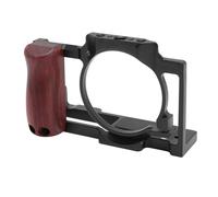 KUIDAMOS Cage de Caméra pour Plate-Forme Vidéo Robuste ZV1, avec Support de Chaussure Froide, Conception Légère pour la Réalisation Vidéo en Alliage D'aluminium (Noir)