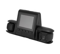 KUIDAMOS Caméra de Tableau de Bord Avant et Arrière 1080P HD, Enregistreur WiFi à 3 Objectifs pour la Surveillance à Distance, ABS 5mp, Triple Canal, pour Voiture DVR