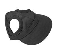 KUIDAMOS Casquette de Baseball pour Animaux de Compagnie, Chapeau à Rayures Réglable et Respirant pour Les Activités de Plein Air, Matériau en Toile, Bonnet de Soleil pour Animaux de Compagnie, (M)