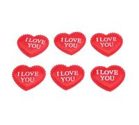 KUIDAMOS Confettis en Forme de Cœur, Pétales Décoratifs en éponge 3D pour Mariages, Anniversaires, 500 Pièces, Décoration D'amour en Forme de Cœur Rouge pour Rehausser L'ambiance Romantique