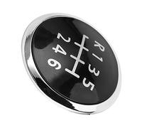 KUIDAMOS Couvercle de Capuchon de Pommeau de Levier de Vitesse élégant, Matériau ABS Anti-usure pour Transporteur T5 2003 - 2010, Style Intérieur de Voiture (6ème vitesse)