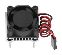KUIDAMOS Couvercle de Dissipateur Thermique en Alliage D'aluminium, Ventilateur de Refroidissement de Moteur RC pour Voiture Télécommandée 1/18 (Argent)