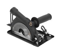 KUIDAMOS Couvercle de Protection pour Meuleuse D'angle Polyvalent avec Angle Réglable, Conception Précise, Installation Facile, pour Meuleuse D'angle 100-125 Mm, Matériaux en Fer et ABS (Ensemble 1)