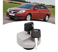KUIDAMOS Couvercle Gris de Verrouillage du Bouchon du Réservoir de Carburant + Clés pour Vectra, Remplacement Pratique adapté aux Modèles 1993 - 2008