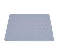 KUIDAMOS Couvercle Supérieur de Cuisinière en Silicone, Tapis Antidérapant Résistant à la Chaleur pour Comptoir de Cuisine 20x28 Pouces (Gris clair)