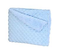 KUIDAMOS Couverture D'emmaillotage Super Douce pour bébé, Conception de Couleur Unie Durable, Idéale pour Offrir Un Sommeil Rassurant, Matériau en Velours Cristal, pour Les Nouveau-nés (Bleu)