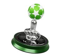 KUIDAMOS Diffuseur Drôle de Désodorisant de Voiture de Ballon de Football à énergie Solaire pour la Décoration de Voiture et de Maison en Alliage 9x8x3cm