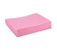 KUIDAMOS Drap de Lit Imperméable Jetable pour Salon de beauté, pour une Merveilleuse Détente dans un Salon de beauté, Table de Massage, Hôtels, Paquet de 10 (Draps jetables rose)