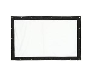 KUIDAMOS Écran de Projection 16:9 de qualité Supérieure de 200 Pouces, Expérience de Améliorée pour la Projection de Films, Idéal pour Une Utilisation en Extérieur et à L'école