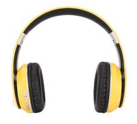 KUIDAMOS ELB4 Écouteurs Bluetooth Pliables Multifonctions sans Fil pour Jeux Sportifs, Bande Réglable et Performances Stables, pour Les Amateurs de Sports d'exercice (Jaune)