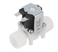 KUIDAMOS Électrovanne électrique en Plastique G3/4 NC pour le Contrôle Sensible du Débit D'eau, électrovanne AC220-240V pour les Besoins Domestiques (DC24V)