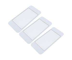 KUIDAMOS Ensemble de Lentilles D'écran Supérieur en Résine Durable 2DS XL, avec Adhésif pour Réparation des Fissures, des Dommages et des Rayures, 3 Pièces pour Les Joueurs (Blanche)