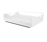 KUIDAMOS Étagères de Garde-Manger Coulissantes, Conception Robuste et Facile D'accès pour L'organisation des Armoires dans la Cuisine et la Salle de Bain, en Acier au Carbone, 1 unité (Grande Taille)