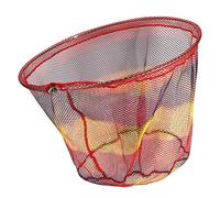 KUIDAMOS Filet de Pêche Portable en Acier Inoxydable, Filet Pliable de 50 Cm pour Déplacer la Cage à Poissons et Crevettes, Lumineux et coloré pour Les Amateurs de Matériel de Pêche