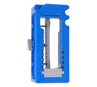 KUIDAMOS Gabarit de Charnière de Porte Réglable, Outil D'installation Précis pour un Fonctionnement Fluide, Charnières de 5/8 Pouces, Matériau : Plastique, Coussinet Antidérapant en Silicone pour les