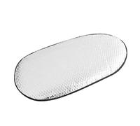 KUIDAMOS Housse de Coussin de Moto, Protection Solaire Durable et Confortable, Isolation Thermique, pour Les Motocyclistes d'été, Matériau en Aluminium (Style de Bulle)