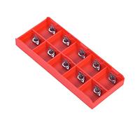 KUIDAMOS Inserts en Carbure CNC Outil de Tournage Durable pour Métaux Non Ferreux 10 Pièces Boîte de Coupe de Lame Haute dureté DCGT070204-AK pour Alliage D'aluminium Cuivre 12,7 Mm 10 Pièces