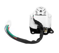 KUIDAMOS Jeu de Clés de Bouchon de Gaz D'allumage pour VT600 Shadow 400 750, Chapeau de Carburant de Verrouillage Plug and Play Durable pour les Amateurs de Moto