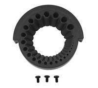 KUIDAMOS L'affûteur de Forets Restaure Efficacement les Forets de 2 à 13mm pour un Usage Domestique et Extérieur, Accessoire de Meulage de électriques ABS (Noire)