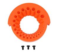 KUIDAMOS L'affûteur de Forets Restaure Efficacement les Forets de 2 à 13mm pour un Usage Domestique et Extérieur, Accessoire de Meulage de électriques ABS (Orange)