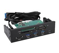 KUIDAMOS Lecteur de Carte Interne USB 3.0 Efficace, Panneau Avant de PC pour Un Transfert de Données Facile, Lecteur M2/MS/XD pour Poste de Travail/Bureau à Domicile
