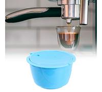 KUIDAMOS Lot de 5 Capsules de café Réutilisables et Rechargeables avec un Design Facile à Remplir pour Machines à café, Matériau PP Durable,