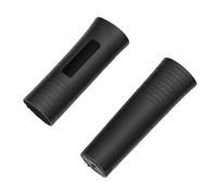 KUIDAMOS Manchon de Poignée de Microphone en Silicone, 1 Paire, Housse de Protection Antidérapante pour KTV, karaoké à Domicile, Présentations Professionnelles (Noir)
