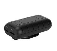 KUIDAMOS Mini Enregistreur Vocal Numérique Enregistreur Vocal Compact pour Réunion, Conférence, Entretien, Dispositif D'enregistrement de Style Clamp/Holder pour étudiants/Professionnels ABS Noir