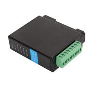 KUIDAMOS Module Ethernet RS485 vers RJ45, Dispositif Multifonctionnel pour L'automatisation Industrielle avec 2 Ports Ethernet et Alliage D'aluminium Durable