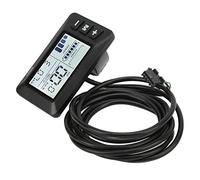 KUIDAMOS Panneau D'odomètre de Vélo LCD, Affichage étanche de Vélo électrique, Traqueur de Paramètres 36V 48V pour Les Navetteurs