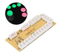 KUIDAMOS PCE Circuit imprimé de Contrôleur de Jeu de Haute Précision avec Fonction Plug and Play, Interface USB Verte ABS pour 98/ME/XP/Vista/7/8, Convient pour PC Portable, Version 1 Puce F10